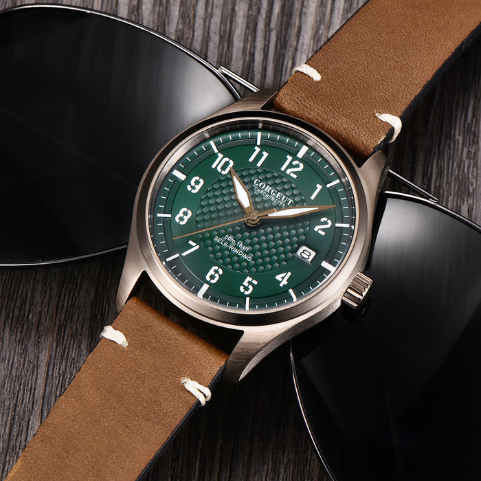 Corgeut Military Mark Series Automatic Watches With Date 6015A