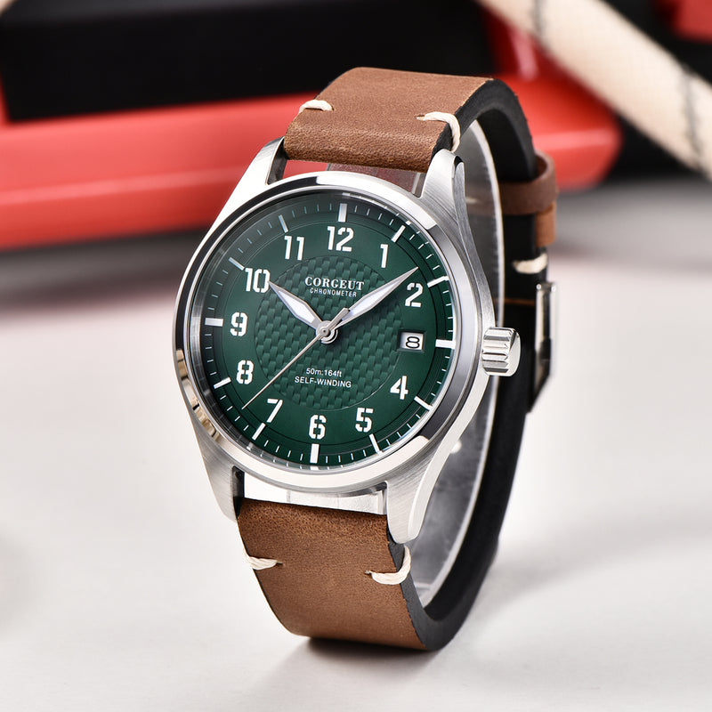 Corgeut Military Mark Series Automatic Watches With Date 6015A