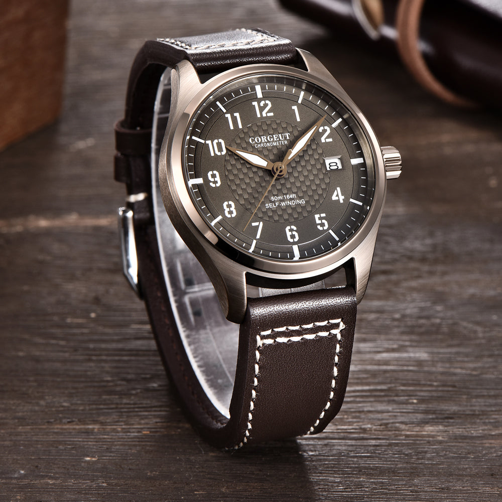 Corgeut Military Mark Series Automatic Watches With Date 6015A