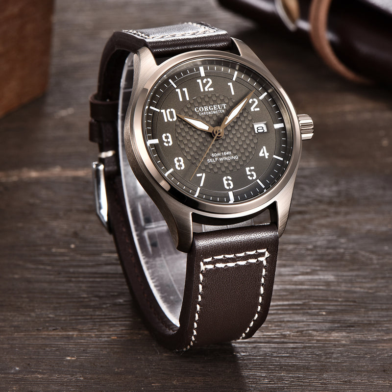 Corgeut Military Mark Series Automatic Watches With Date 6015A