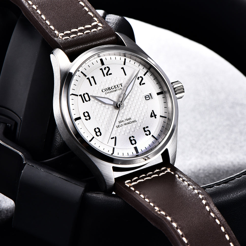 Corgeut Military Mark Series Automatic Watches With Date 6015A