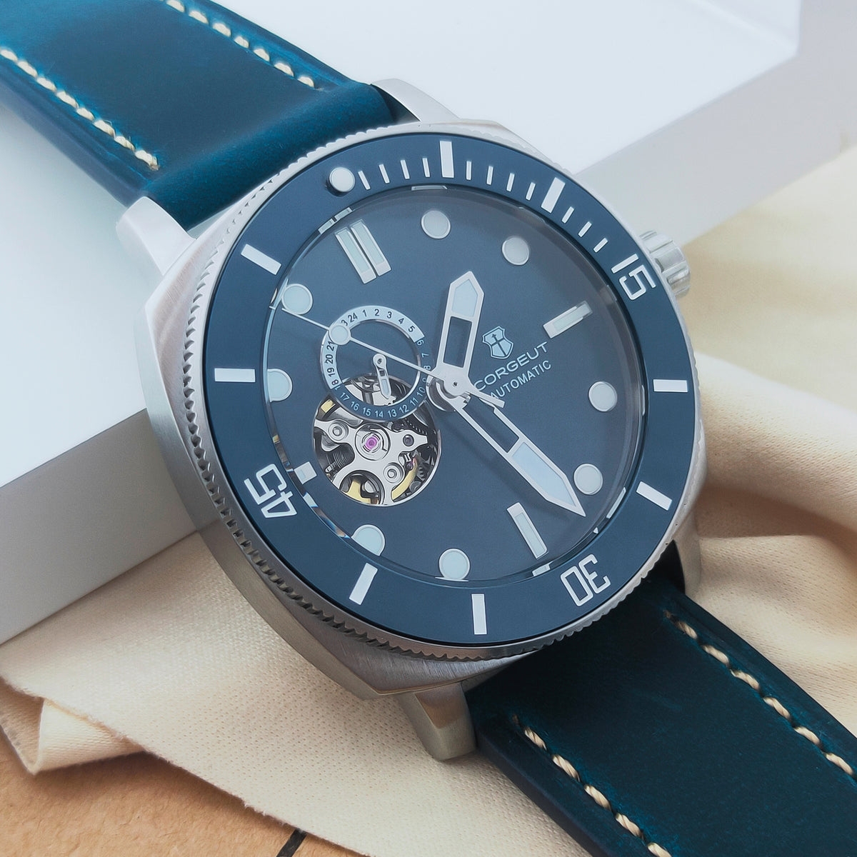 Corgeut Orbis Diver design Self-Winding Mechanical Watch 6030