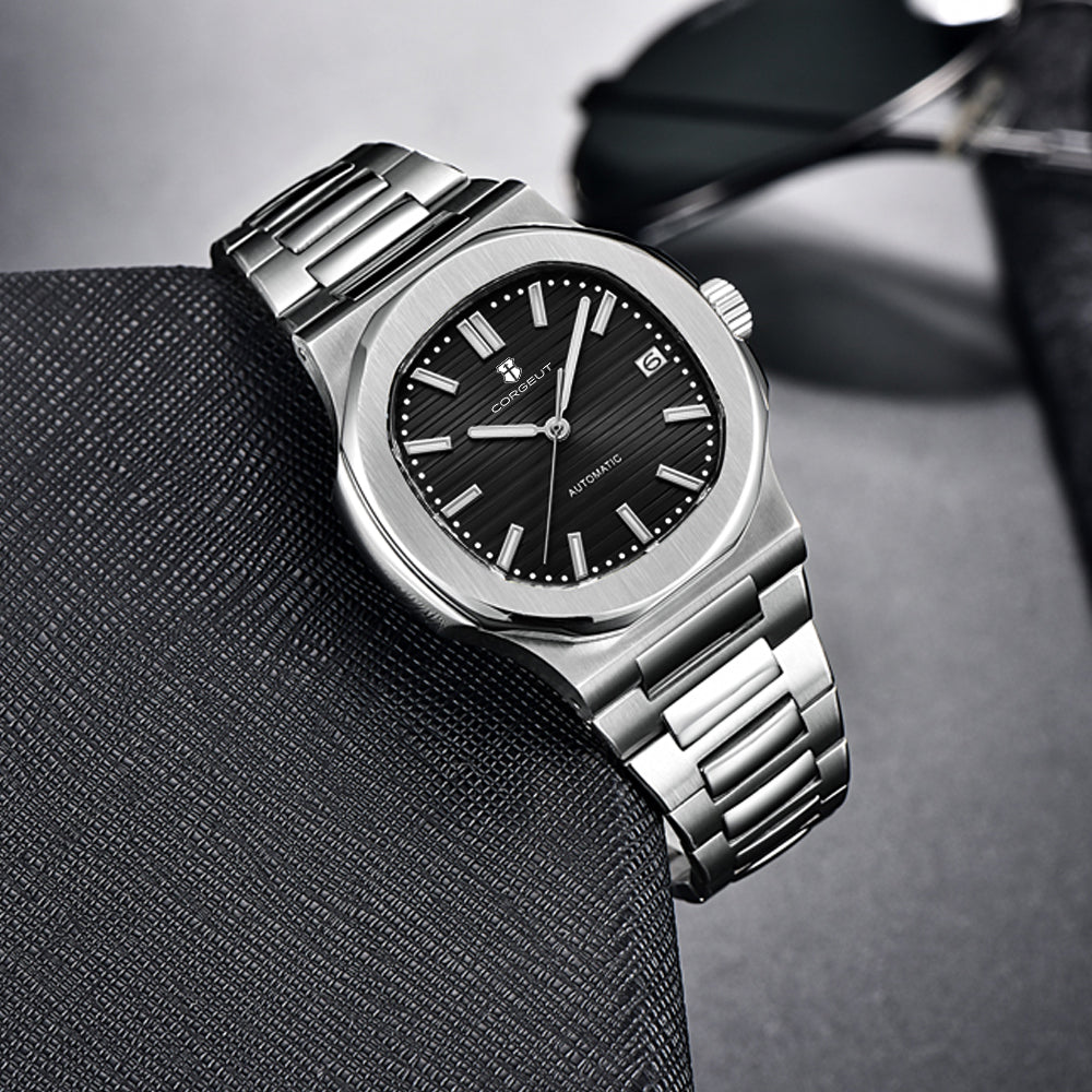 Corgeut Nautilus Design Series Automatic Watches With Date 6017