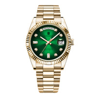 Corgeut day-date design Automatic Watches With Date 6002L