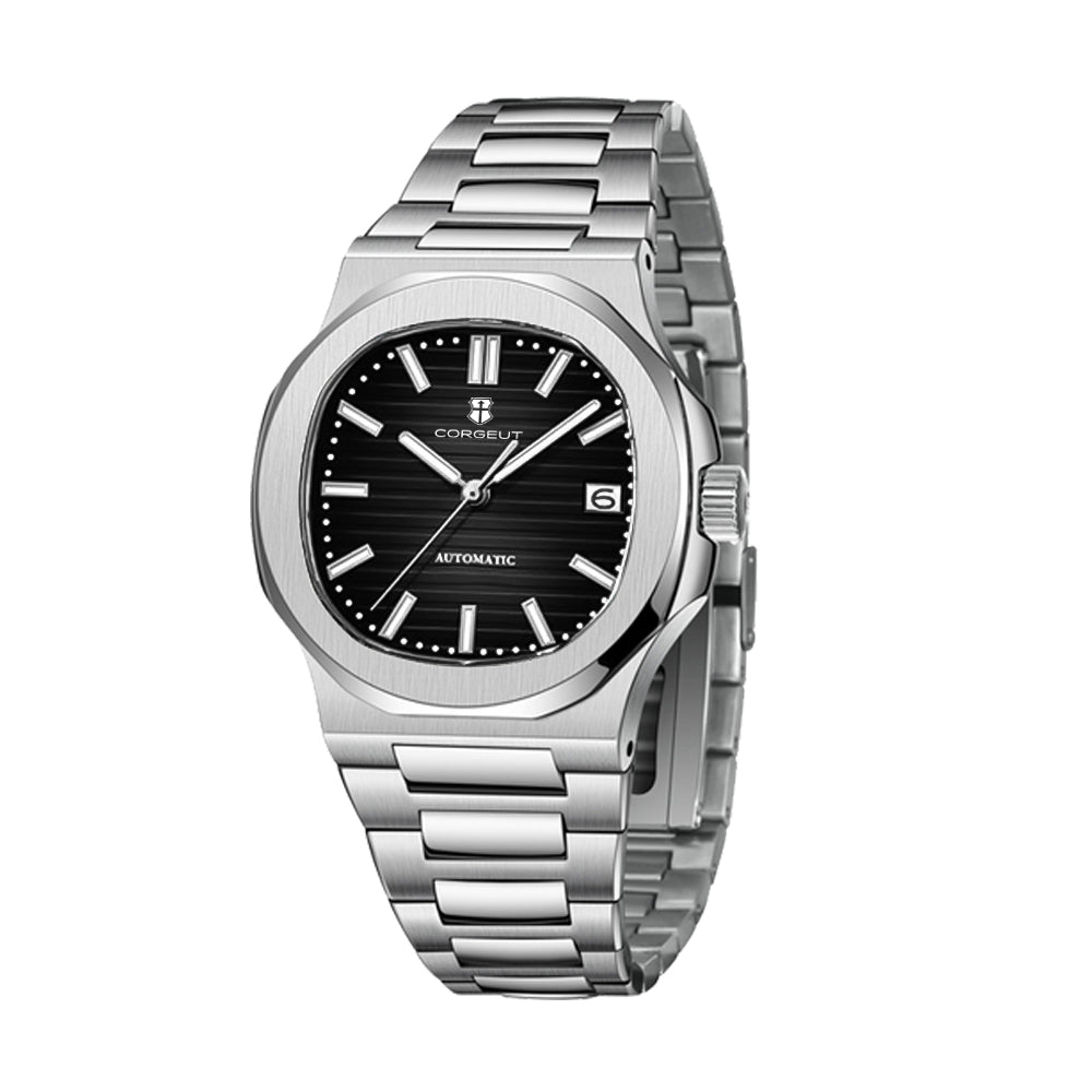 Corgeut nautilus design Self-Winding Mechanical Watch 6017