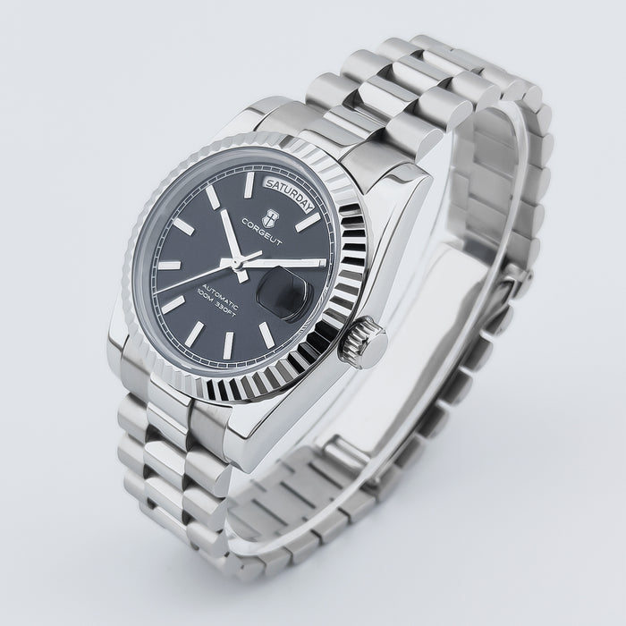 Corgeut day-date design Automatic Watches With Date 6002