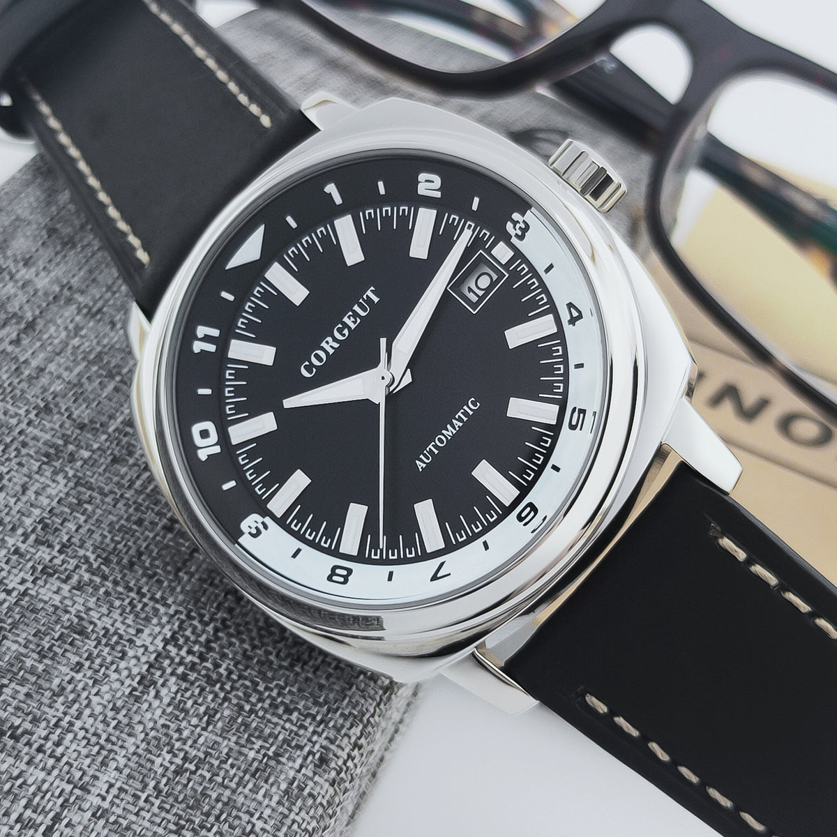 Corgeut Radiation Design Series Automatic Watches With Date 6018