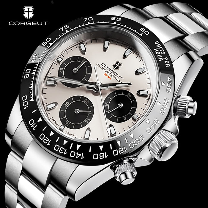 Corgeut Aurace design Multifunctional Quartz Watch 9002