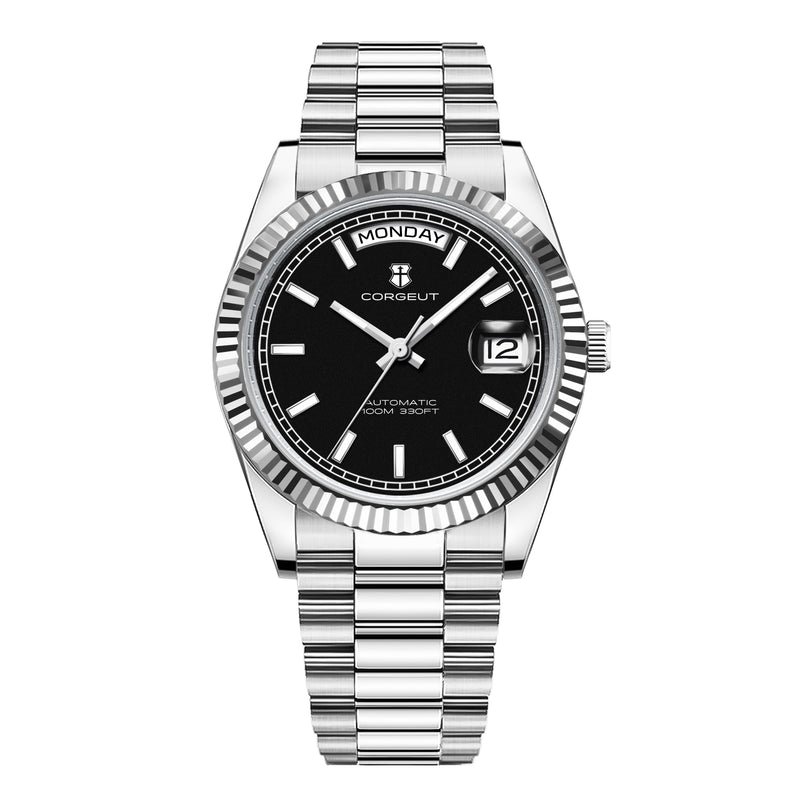 Corgeut day-date design Automatic Watches With Date 6002L
