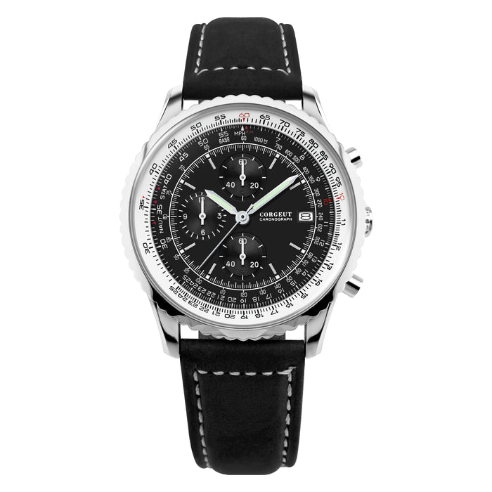 Corgeut Aviation Series Automatic Watches With Date 9001