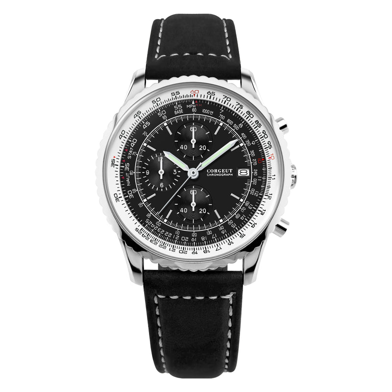 Corgeut Aviation Series Automatic Watches With Date 9001