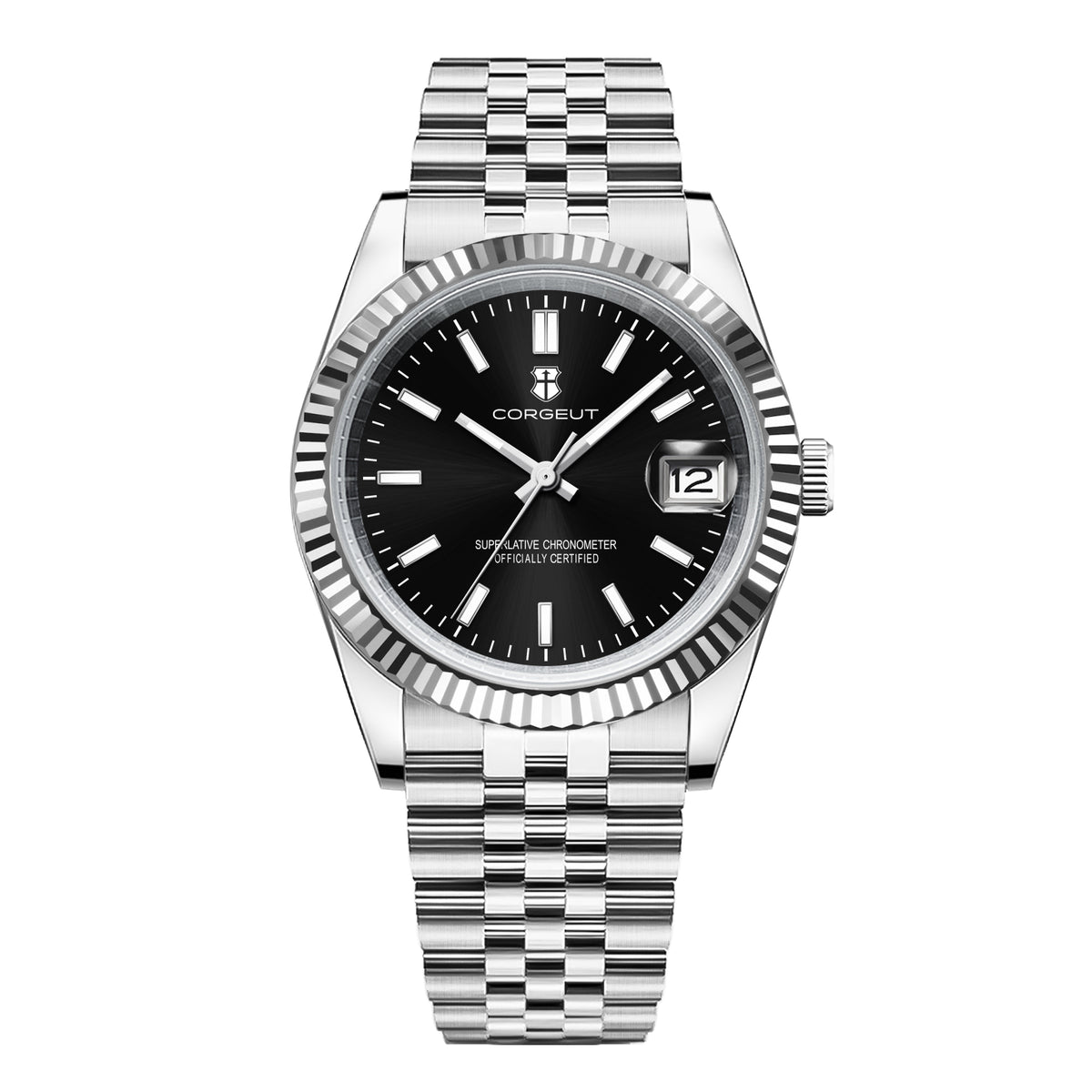 Corgeut date design Automatic Watches With Date 6002L