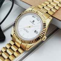 Corgeut day-date design Automatic Watches With Date 6002L
