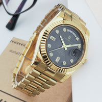Corgeut day-date design Automatic Watches With Date 6002L