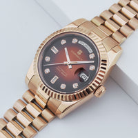 Corgeut day-date design Automatic Watches With Date 6002L