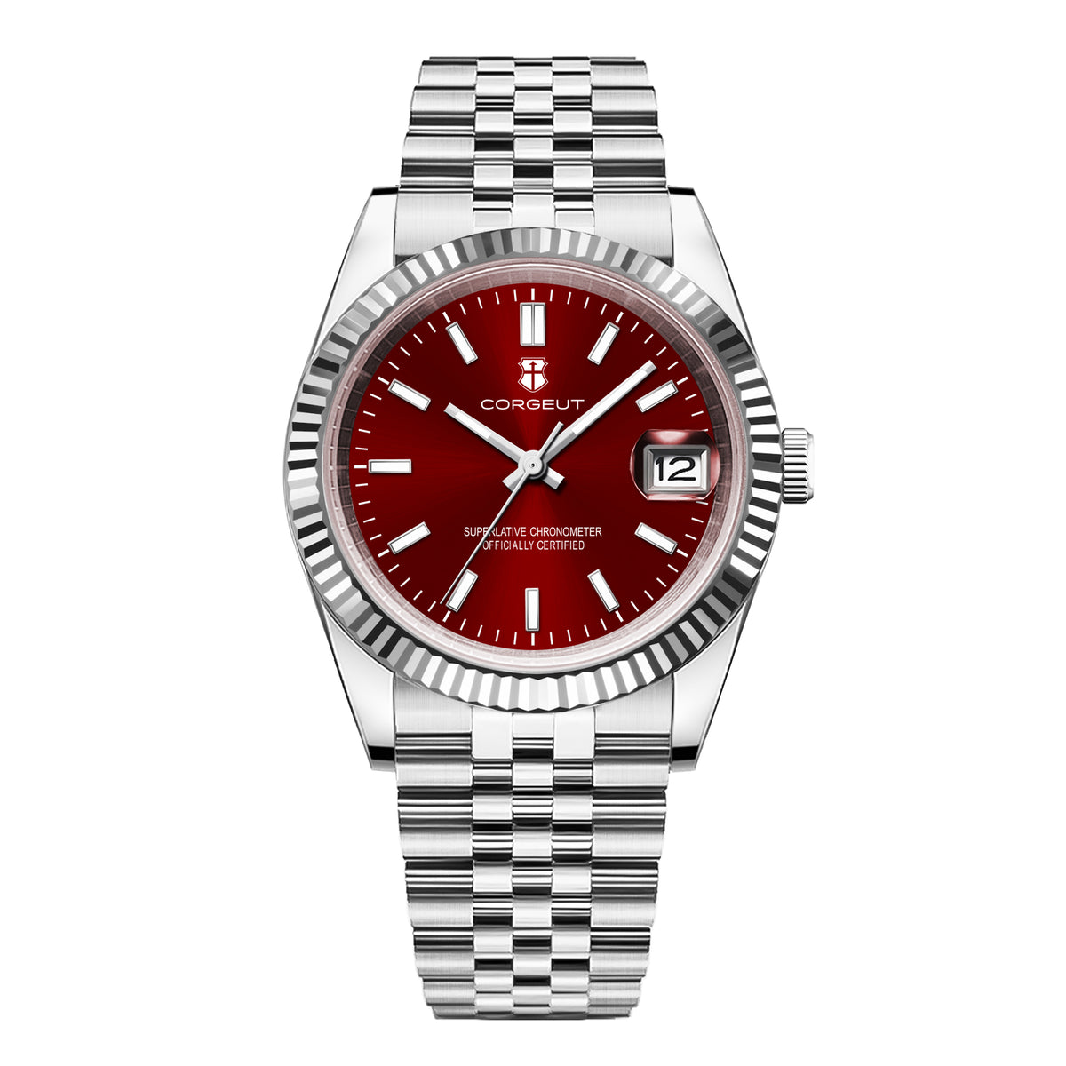 Corgeut date design Automatic Watches With Date 6002L
