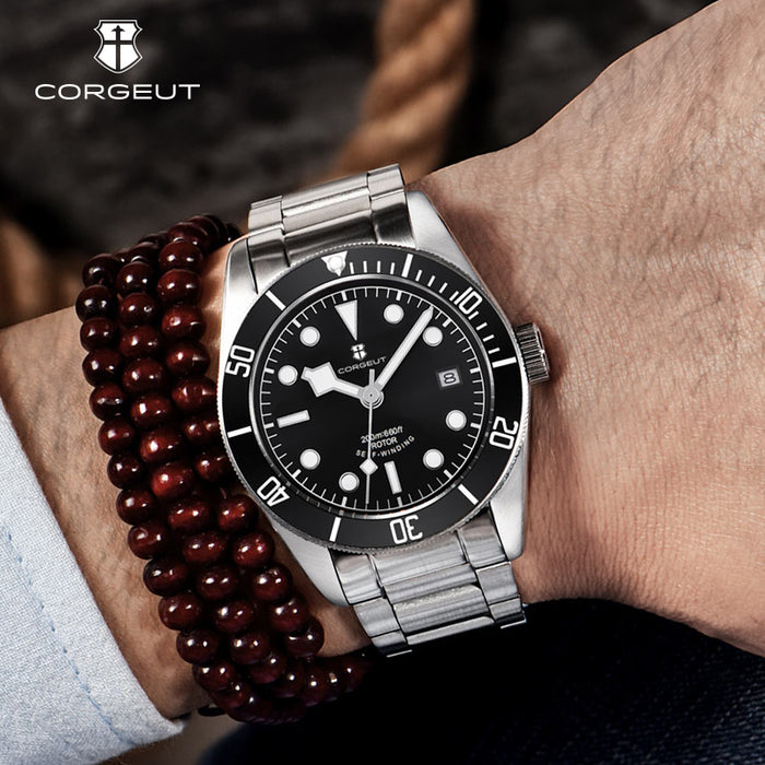 Corgeut Red Bay design Automatic Watches 6009