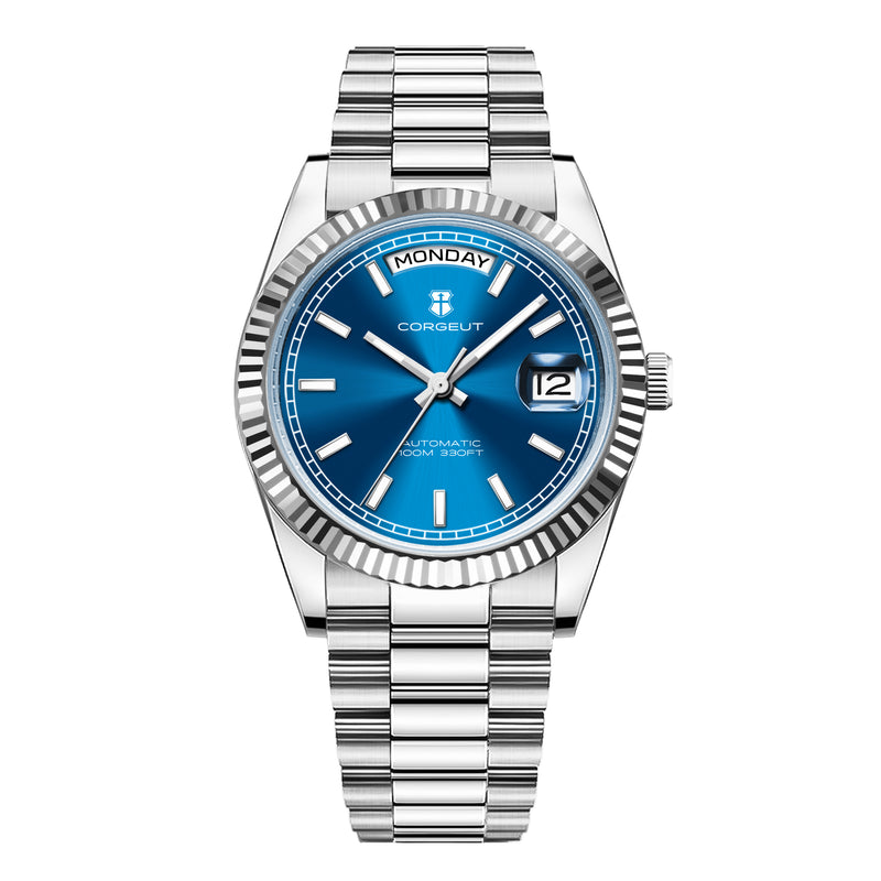 Corgeut day-date design Automatic Watches With Date 6002L