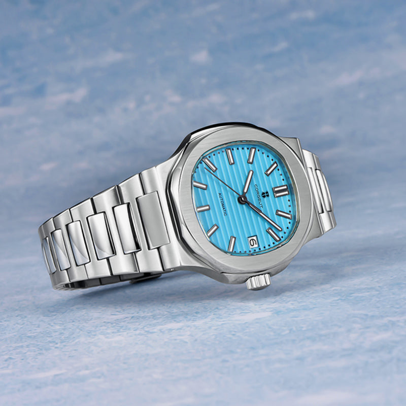 Corgeut nautilus design Self-Winding Mechanical Watch 6017
