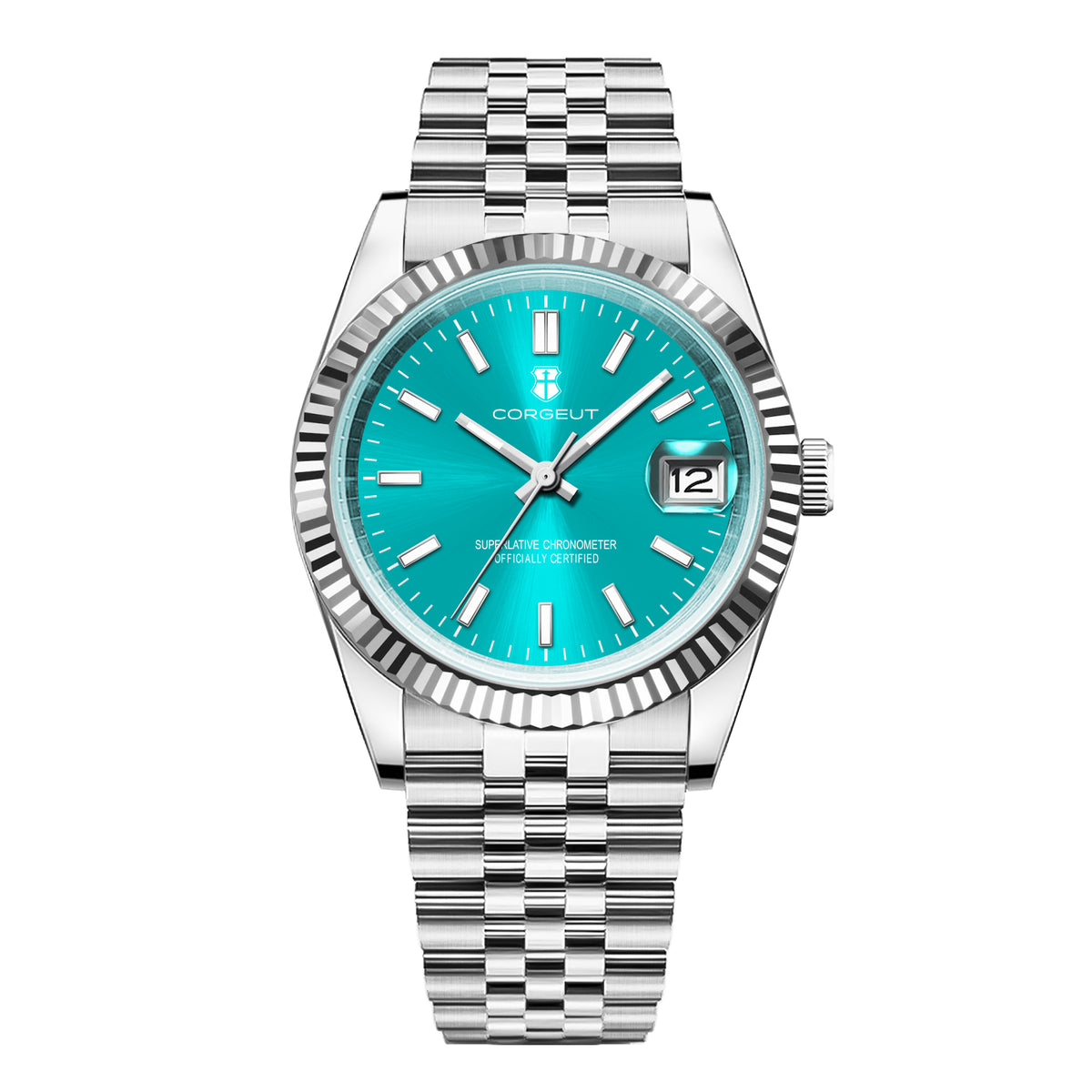 Corgeut date design Automatic Watches With Date 6002L