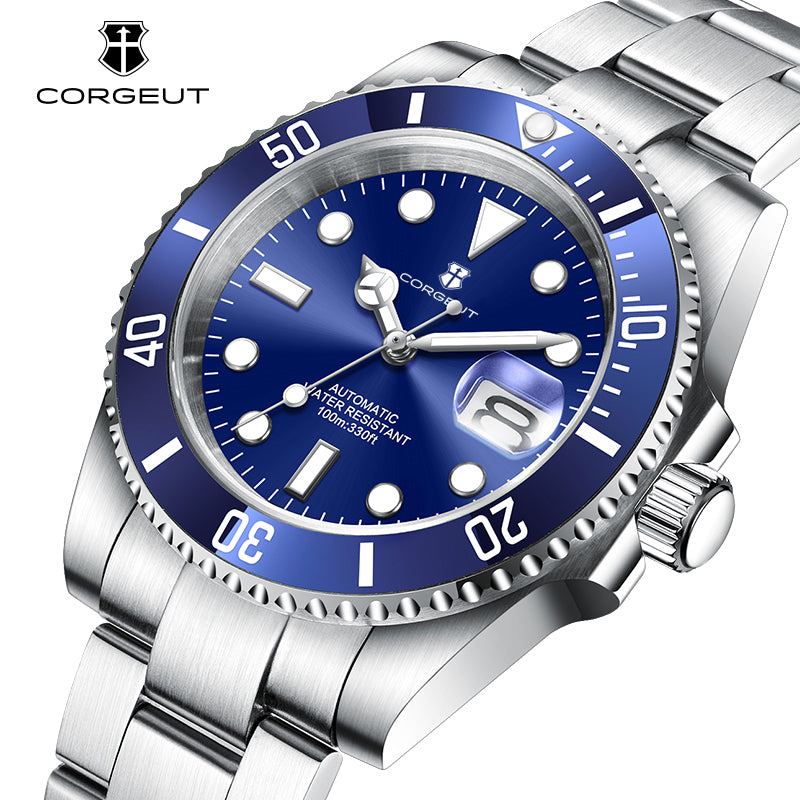 Corgeut Submariner Series SUB Automatic Watches With Date 6001