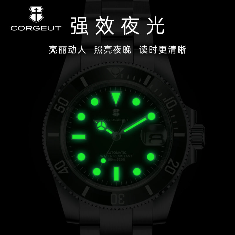 Corgeut Submariner Series SUB Automatic Watches With Date 6001