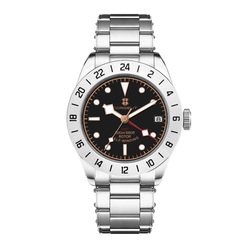 Corgeut Explorer design Automatic Watches With Date 6005