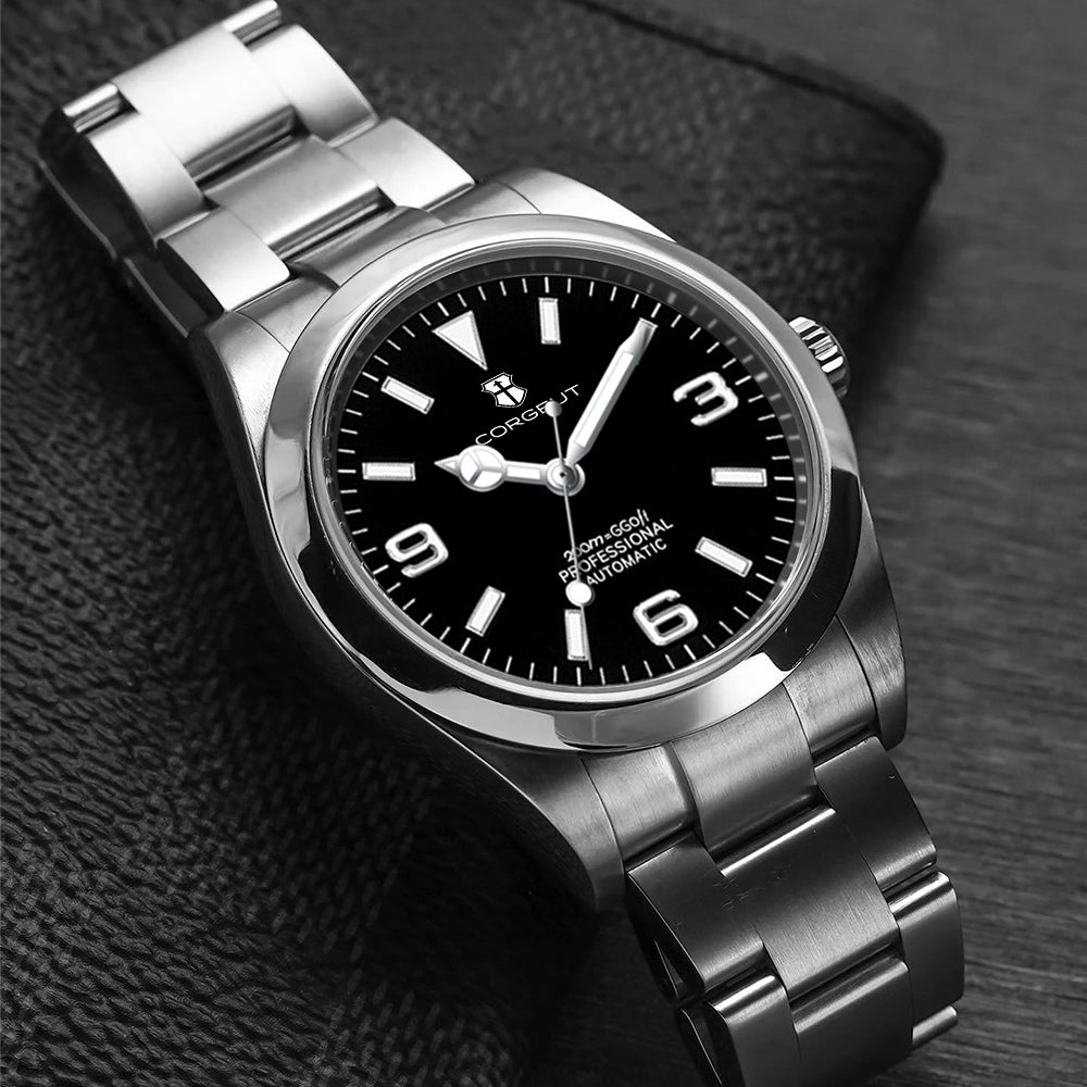 Corgeut date design Automatic Watches With Date 6002