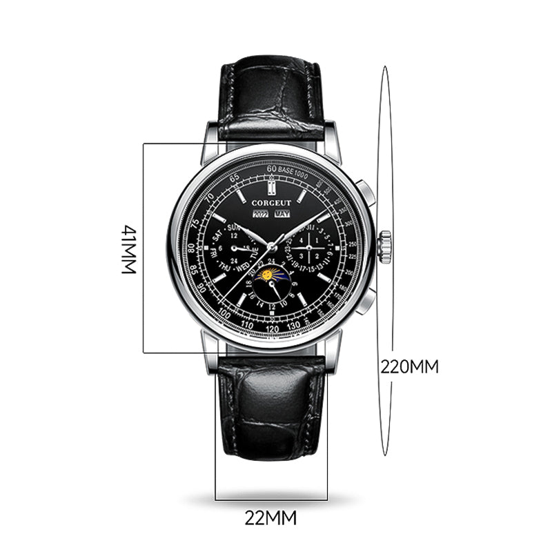 Corgeut Grand Complications Series Automatic Watches With Date 6016