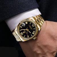 Corgeut date design Automatic Watches With Date 6002