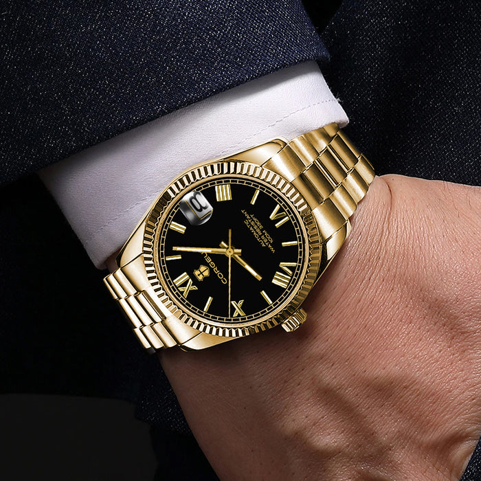 Corgeut date design Automatic Watches With Date 6002