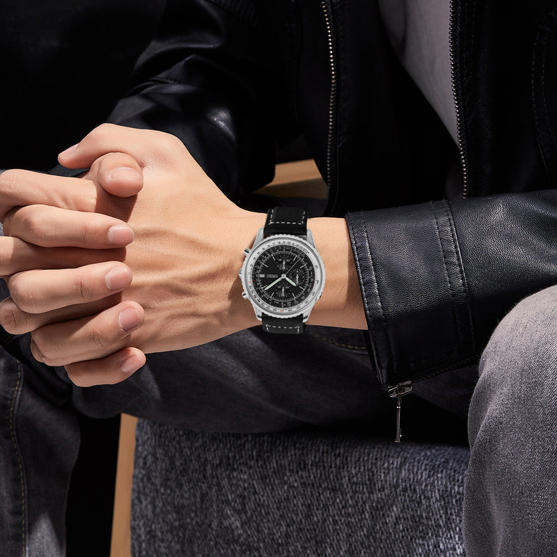 Corgeut Aviation Series Automatic Watches With Date 9001