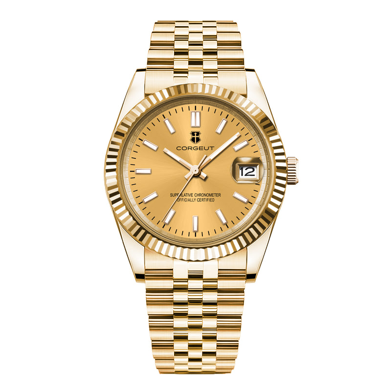 Corgeut date design Automatic Watches With Date 6002L