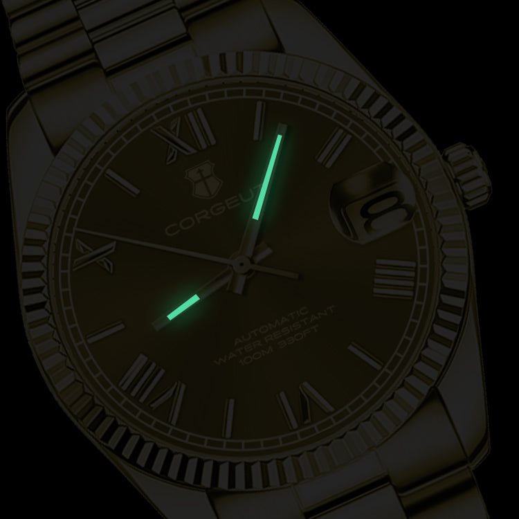 Corgeut date design Automatic Watches With Date 6002