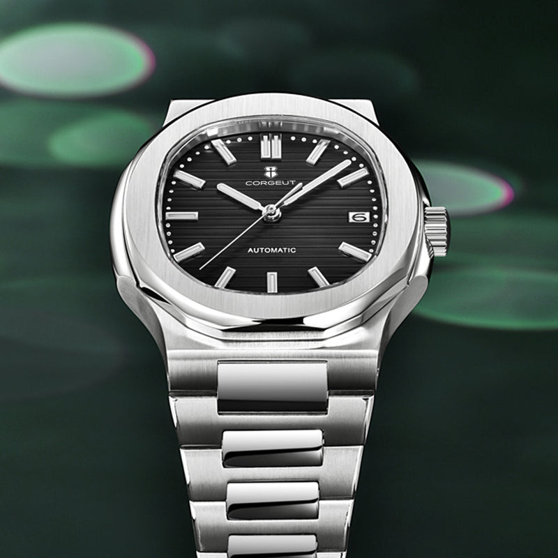 Corgeut Nautilus Design Series Automatic Watches With Date 6017