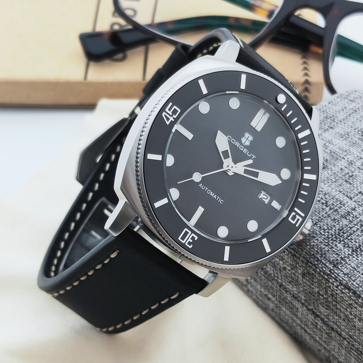Corgeut Orbis Diver design Self-Winding Mechanical Watch 6030