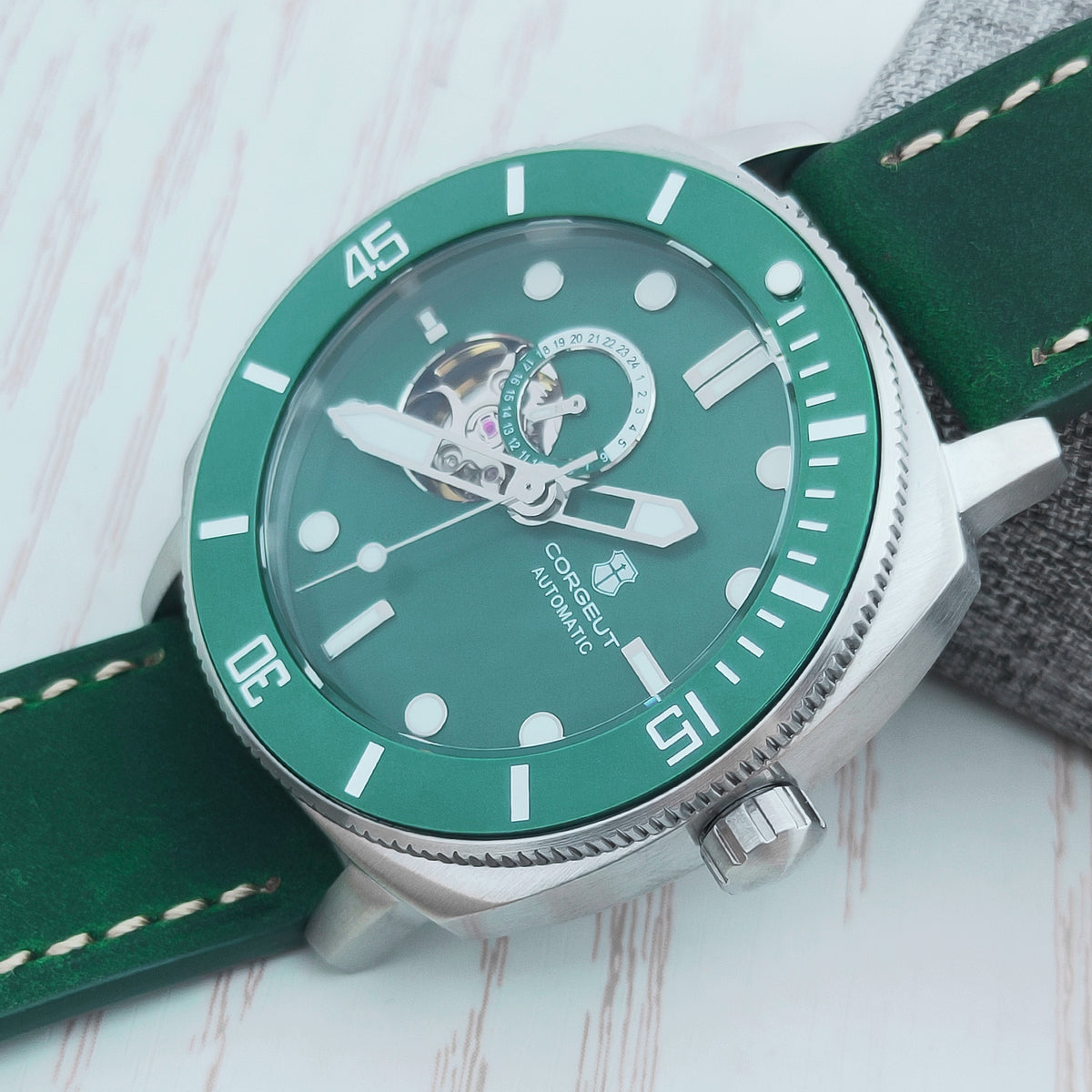 Corgeut Orbis Diver design Self-Winding Mechanical Watch 6030