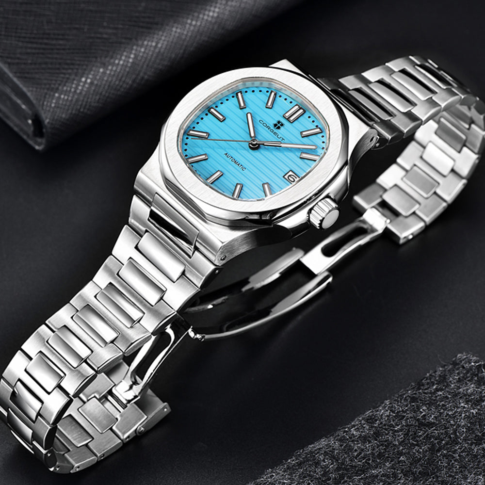 Corgeut Nautilus Design Series Automatic Watches With Date 6017