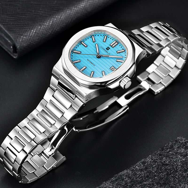 Corgeut Nautilus Design Series Automatic Watches With Date 6017
