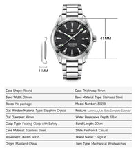 Corgeut Self-Winding Mechanical Watch 6010