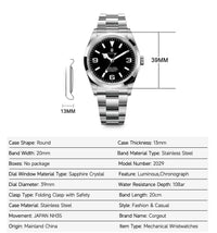 Corgeut date design Automatic Watches With Date 6002