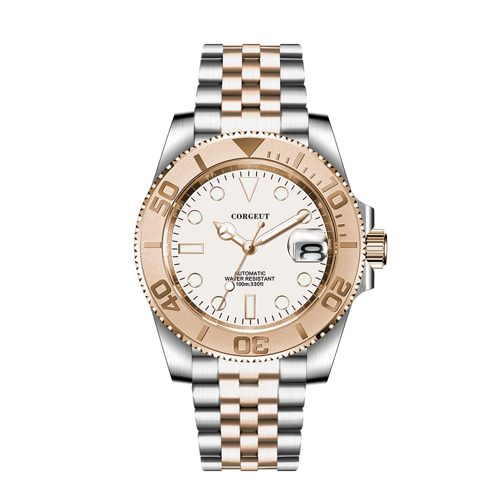 Corgeut Sailboat-Master Series SUB Automatic Watches With Date 6001