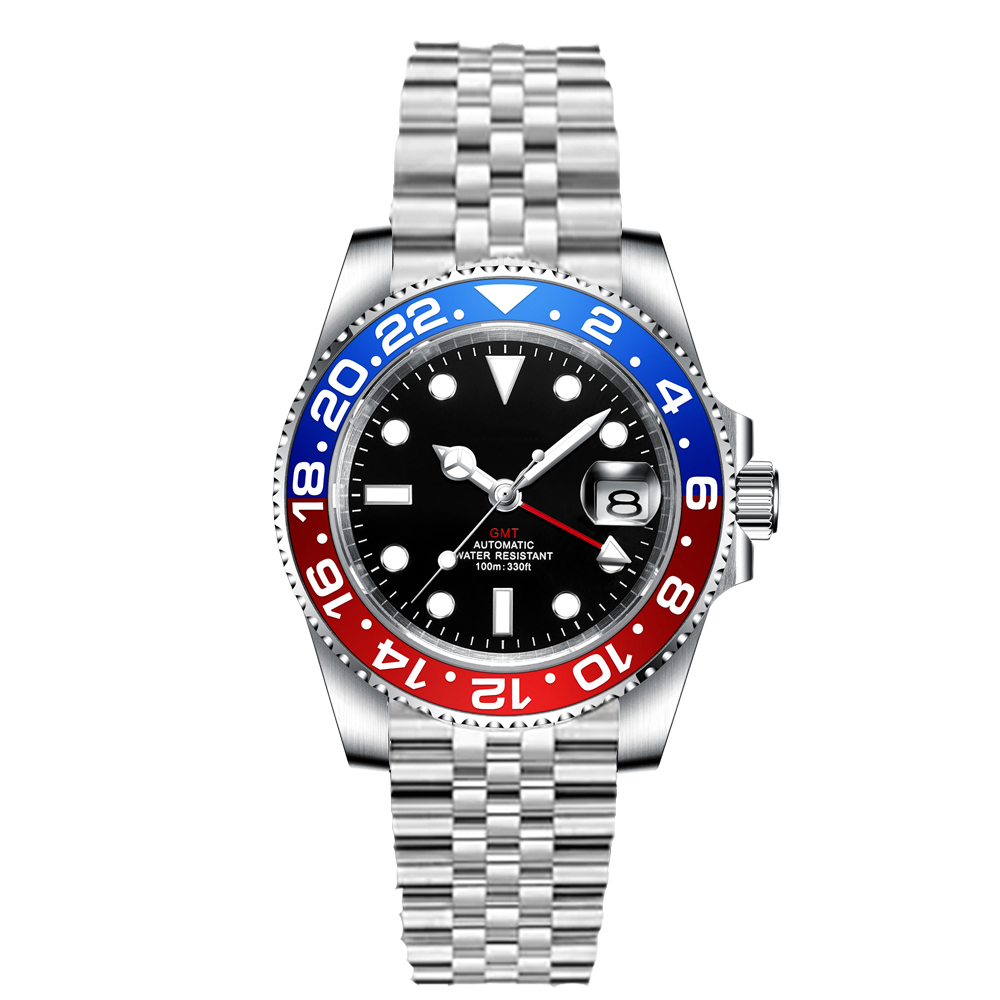 Corgeut Greenwich Series GMT Automatic Watches With Date 6001