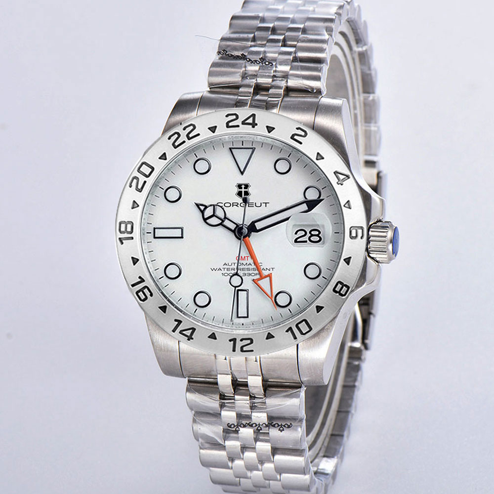 Corgeut Explorer Series GMT Automatic Watches With Date 6001
