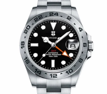 Corgeut Explorer Series GMT Automatic Watches With Date 6001