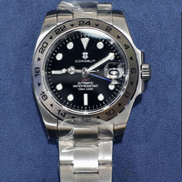 Corgeut Explorer Series GMT Automatic Watches With Date 6001