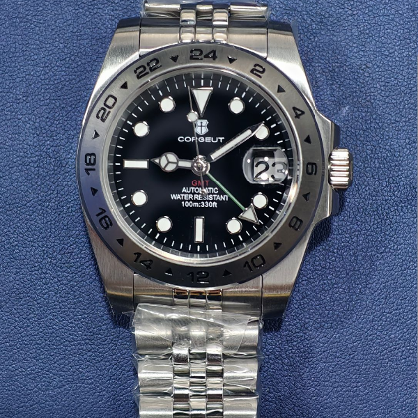 Corgeut Explorer Series GMT Automatic Watches With Date 6001