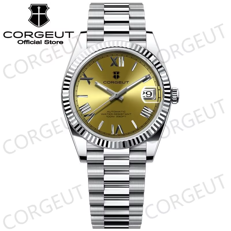 Corgeut date design Automatic Watches With Date 6002