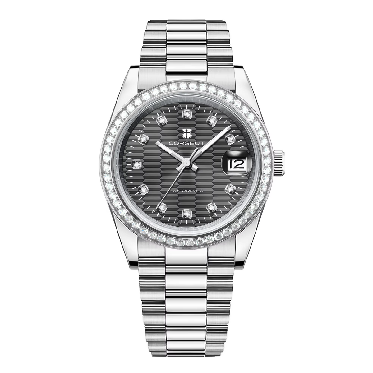 Corgeut date design Automatic Watches With Date 6002