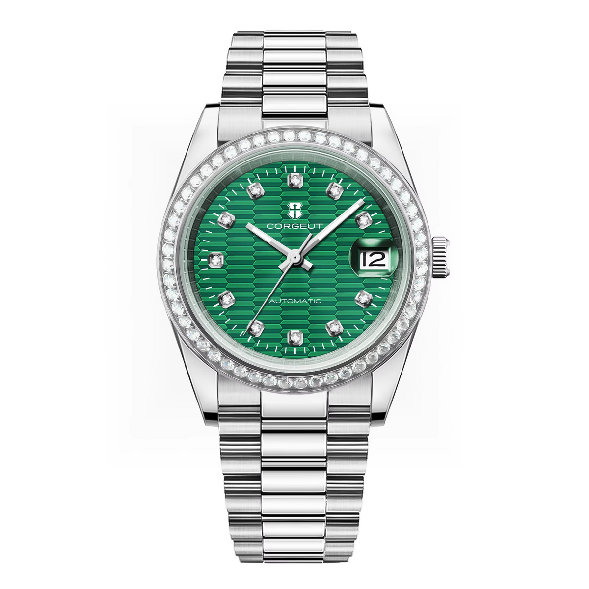 Corgeut date design Automatic Watches With Date 6002